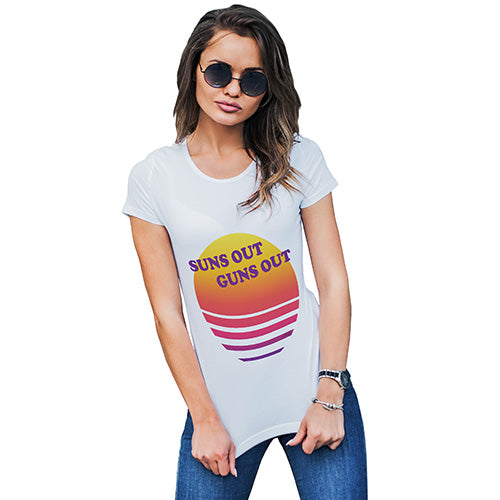 Suns Out, Guns Out Women's T-Shirt 