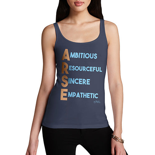 A-se Acrostic Poem Women's Tank Top