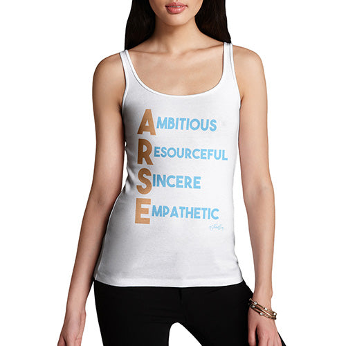 A-se Acrostic Poem Women's Tank Top