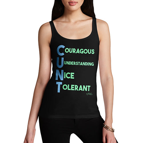 C-nt Acrostic Poem Women's Tank Top