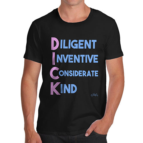 D-ck Acrostic Poem Men's T-Shirt