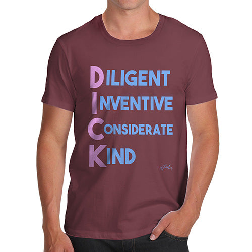 D-ck Acrostic Poem Men's T-Shirt