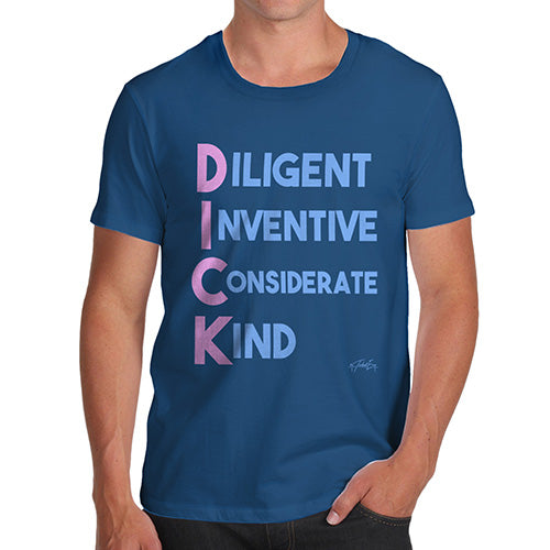 D-ck Acrostic Poem Men's T-Shirt