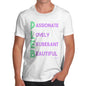 Pleb Acrostic Poem Men's T-Shirt