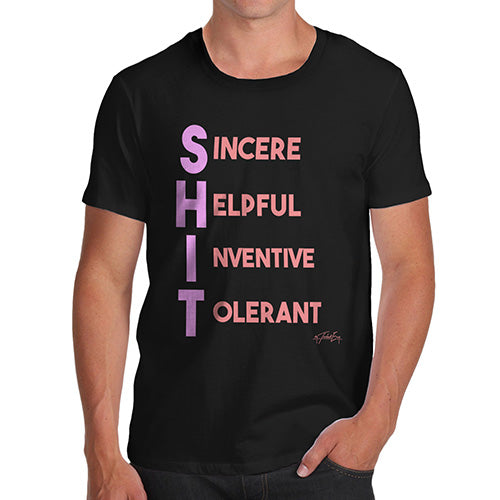 Sh-t Acrostic Poem Men's T-Shirt