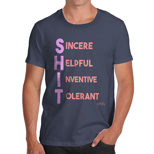Sh-t Acrostic Poem Men's T-Shirt