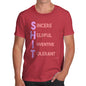 Sh-t Acrostic Poem Men's T-Shirt