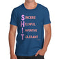 Sh-t Acrostic Poem Men's T-Shirt