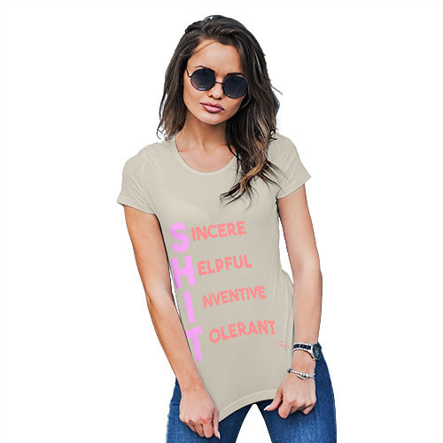 Sh-t Acrostic Poem Women's T-Shirt 