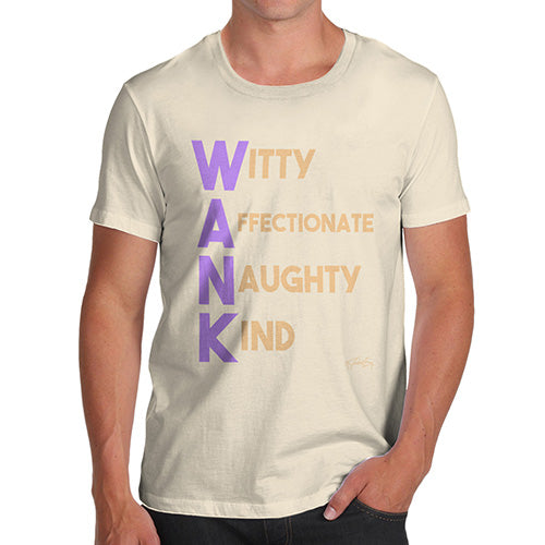 W-nk Acrostic Poem Men's T-Shirt