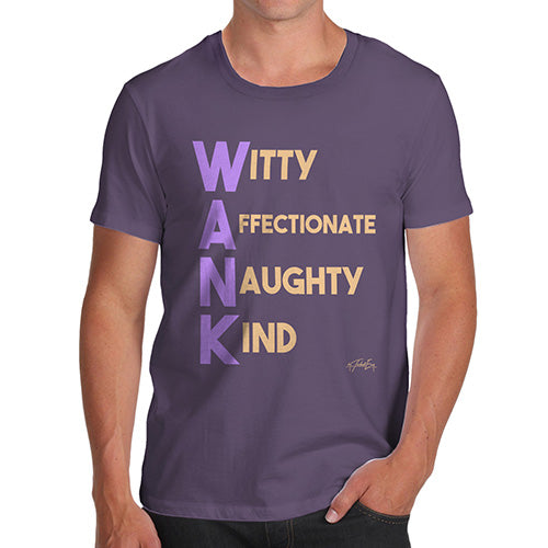 W-nk Acrostic Poem Men's T-Shirt