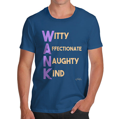 W-nk Acrostic Poem Men's T-Shirt