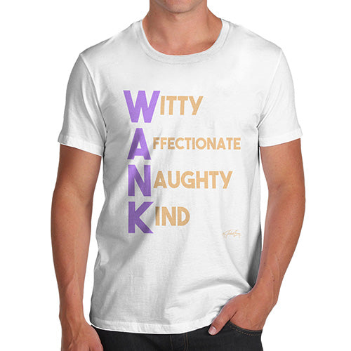 W-nk Acrostic Poem Men's T-Shirt