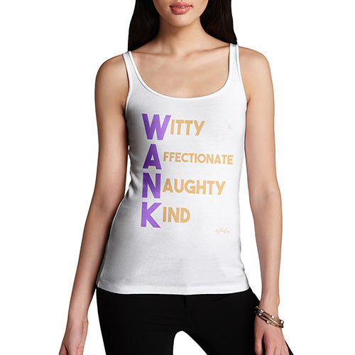 W-nk Acrostic Poem Women's Tank Top