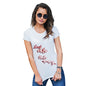 Funny T Shirts For Mum Look Cute, Make Money Women's T-Shirt Medium White