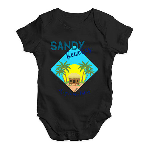 Sandy Beaches They're My Thing Baby Unisex Baby Grow Bodysuit