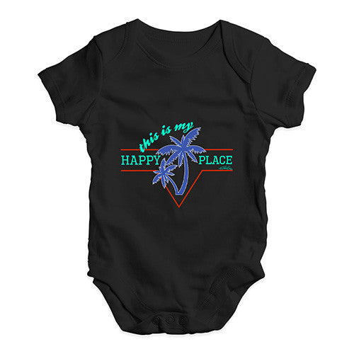 This Is My Happy Place Baby Unisex Baby Grow Bodysuit