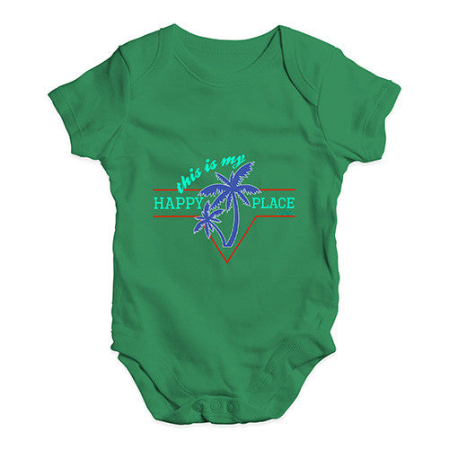 This Is My Happy Place Baby Unisex Baby Grow Bodysuit