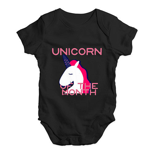 Unicorn Of The Month  Baby Unisex Baby Grow Bodysuit