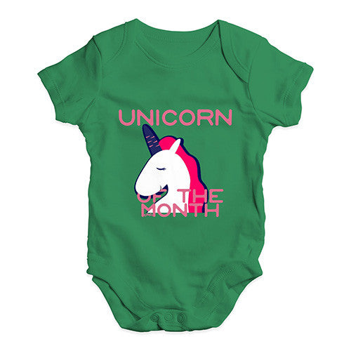 Unicorn Of The Month  Baby Unisex Baby Grow Bodysuit