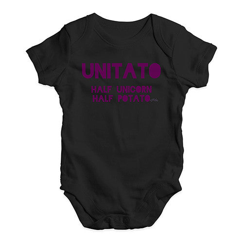 Unitato Half Unicorn Half Potato Baby Unisex Baby Grow Bodysuit