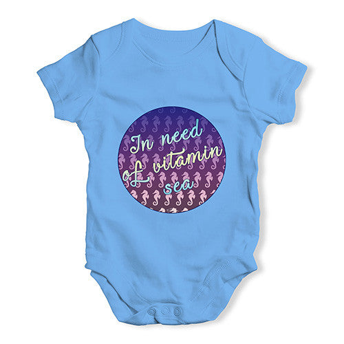 In Need Of Vitamin Sea Baby Unisex Baby Grow Bodysuit