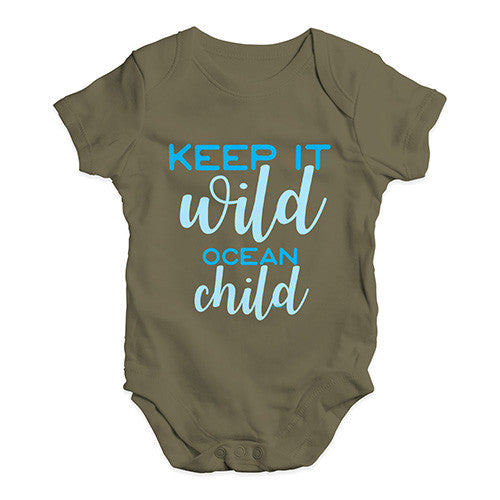 Keep It Wild Ocean Child Baby Unisex Baby Grow Bodysuit