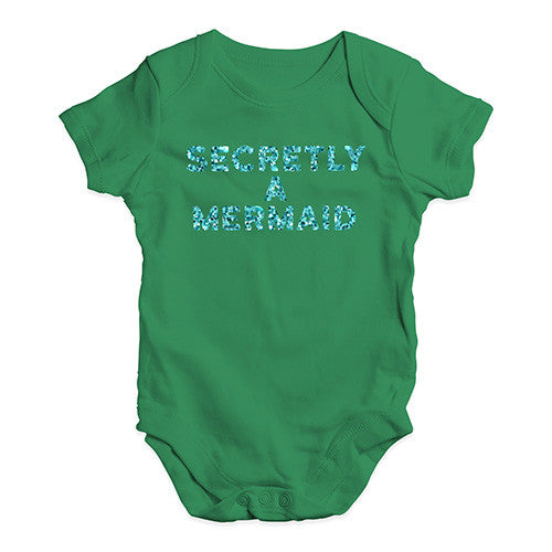 Secretly A Mermaid Baby Unisex Baby Grow Bodysuit