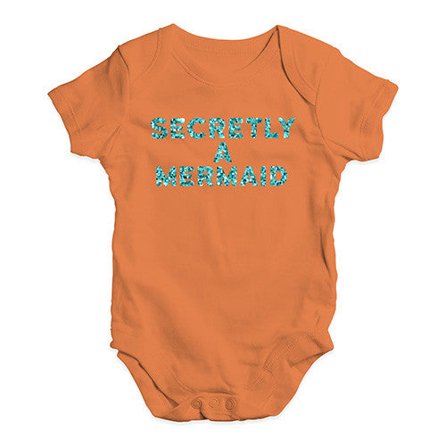 Secretly A Mermaid Baby Unisex Baby Grow Bodysuit