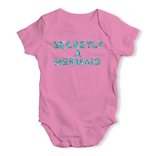 Secretly A Mermaid Baby Unisex Baby Grow Bodysuit