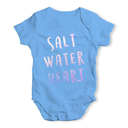 Salt Water Heart Baby Unisex Baby Grow Bodysuit