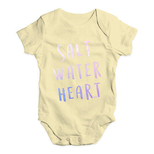 Salt Water Heart Baby Unisex Baby Grow Bodysuit