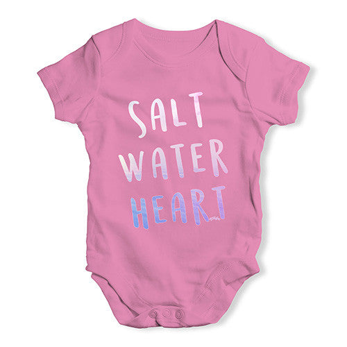 Salt Water Heart Baby Unisex Baby Grow Bodysuit