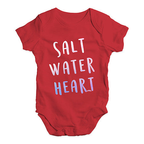 Salt Water Heart Baby Unisex Baby Grow Bodysuit