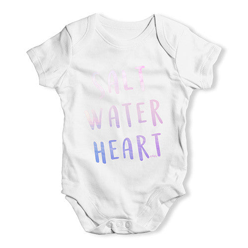 Salt Water Heart Baby Unisex Baby Grow Bodysuit