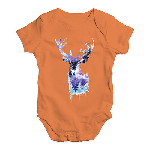 Cool Tone Deer Baby Unisex Baby Grow Bodysuit