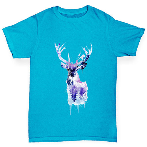 Cool Tone Deer Boy's T-Shirt