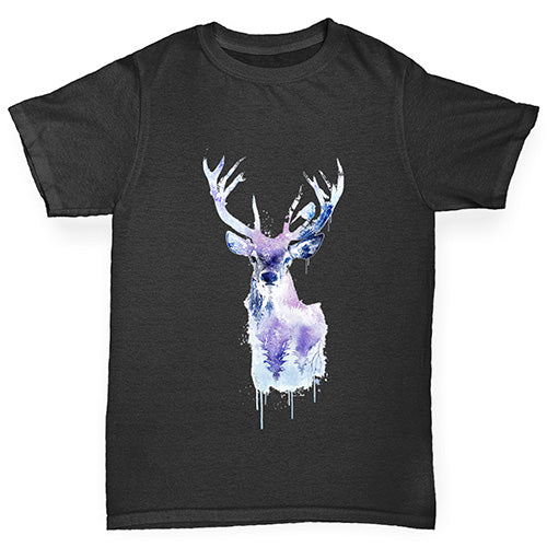 Cool Tone Deer Boy's T-Shirt