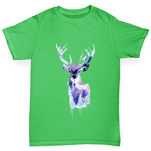 Cool Tone Deer Boy's T-Shirt