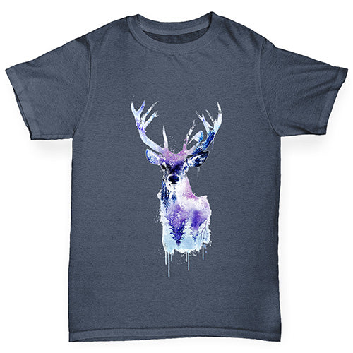 Cool Tone Deer Boy's T-Shirt