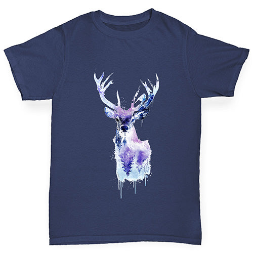 Cool Tone Deer Boy's T-Shirt