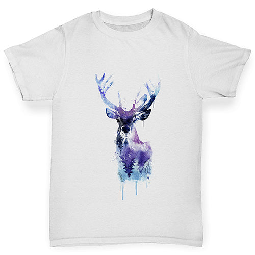 Cool Tone Deer Boy's T-Shirt