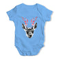 Floral Deer Baby Unisex Baby Grow Bodysuit