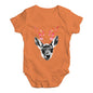 Floral Deer Baby Unisex Baby Grow Bodysuit