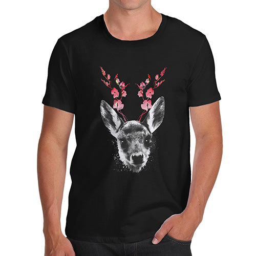 Floral Deer Men's T-Shirt