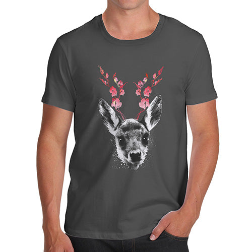 Floral Deer Men's T-Shirt