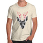 Floral Deer Men's T-Shirt