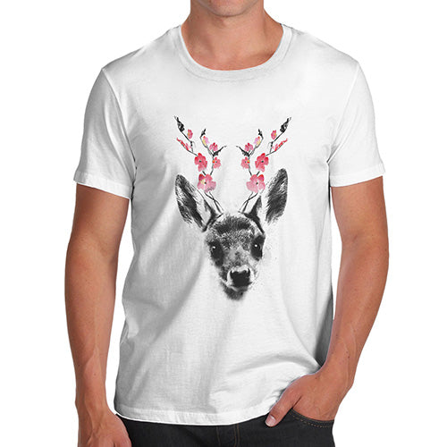 Floral Deer Men's T-Shirt