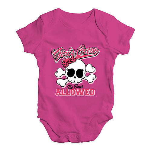 No Boys Allowed Baby Unisex Baby Grow Bodysuit