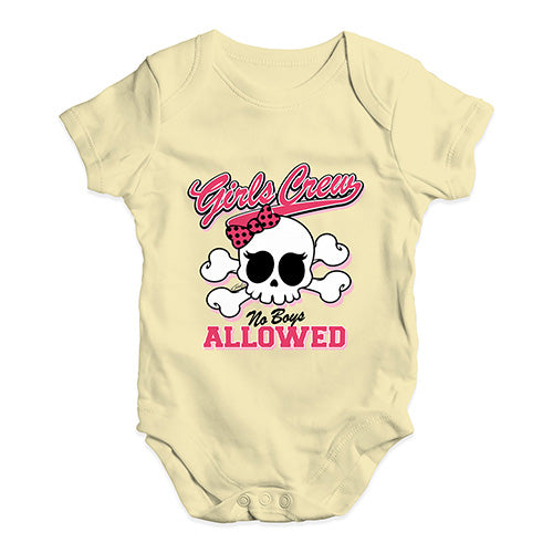 No Boys Allowed Baby Unisex Baby Grow Bodysuit